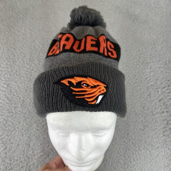 Oregon State Beavers Beanie Hat Cap New Era Gray - Picture 1 of 7